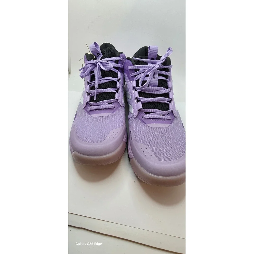 Adidas Crazyflight 6 Mid W Purple White Indoor Sports Shoes HP7031 Mens 9